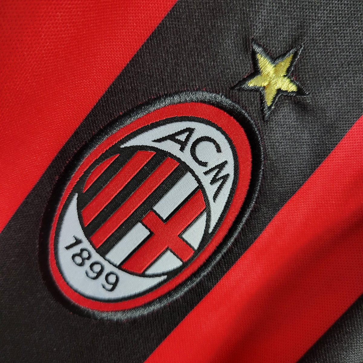 Camisa Milan Home 2006/07 - Adidas Retrô Masculina - Vermelha/Preta